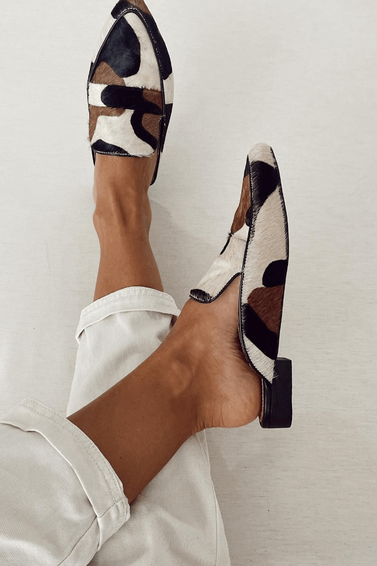 Rory - Cowhide Chic Loafers