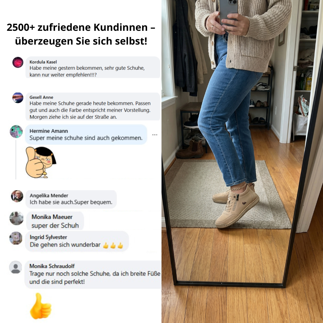 Mila™ – Zapatillas ortopédicas cómodas + cremallera