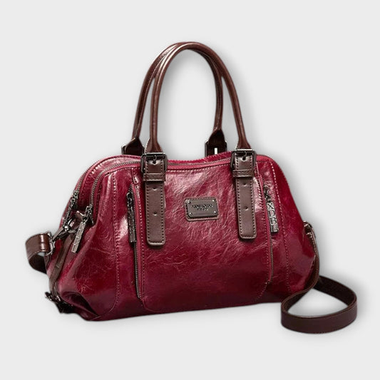 Elegante bolsa de hombro vintage