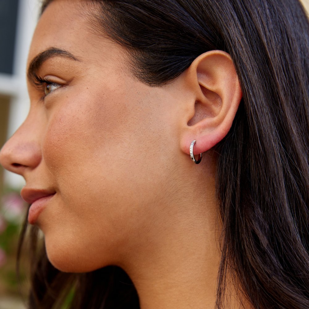 Aretes de aro Eternity