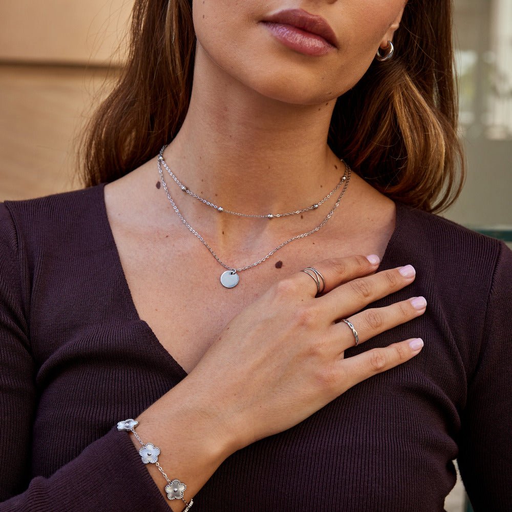 Anillo infinito de plata