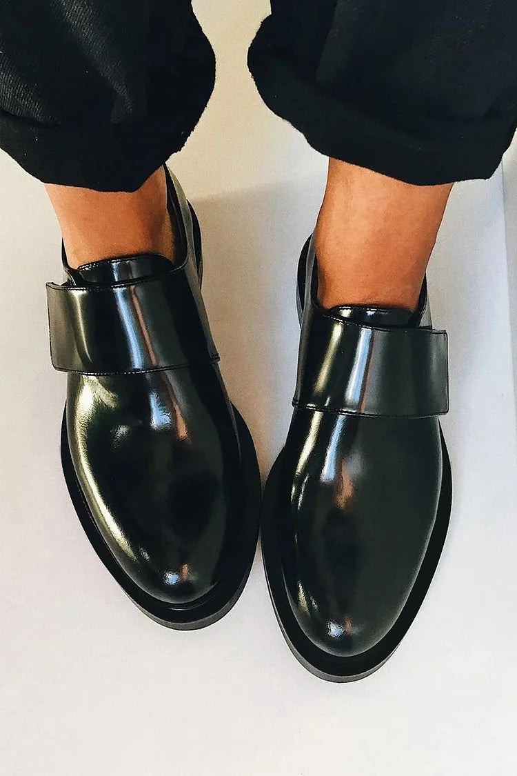 Thea - Glossy Elegance Loafers