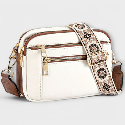 Bolsa cruzada de cuero vegano