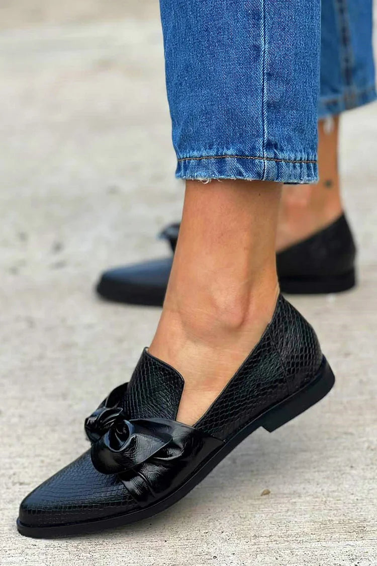 Chelsea - Elegance Bow Loafers