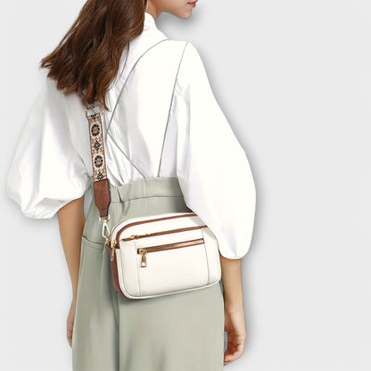 Bolsa cruzada de cuero vegano
