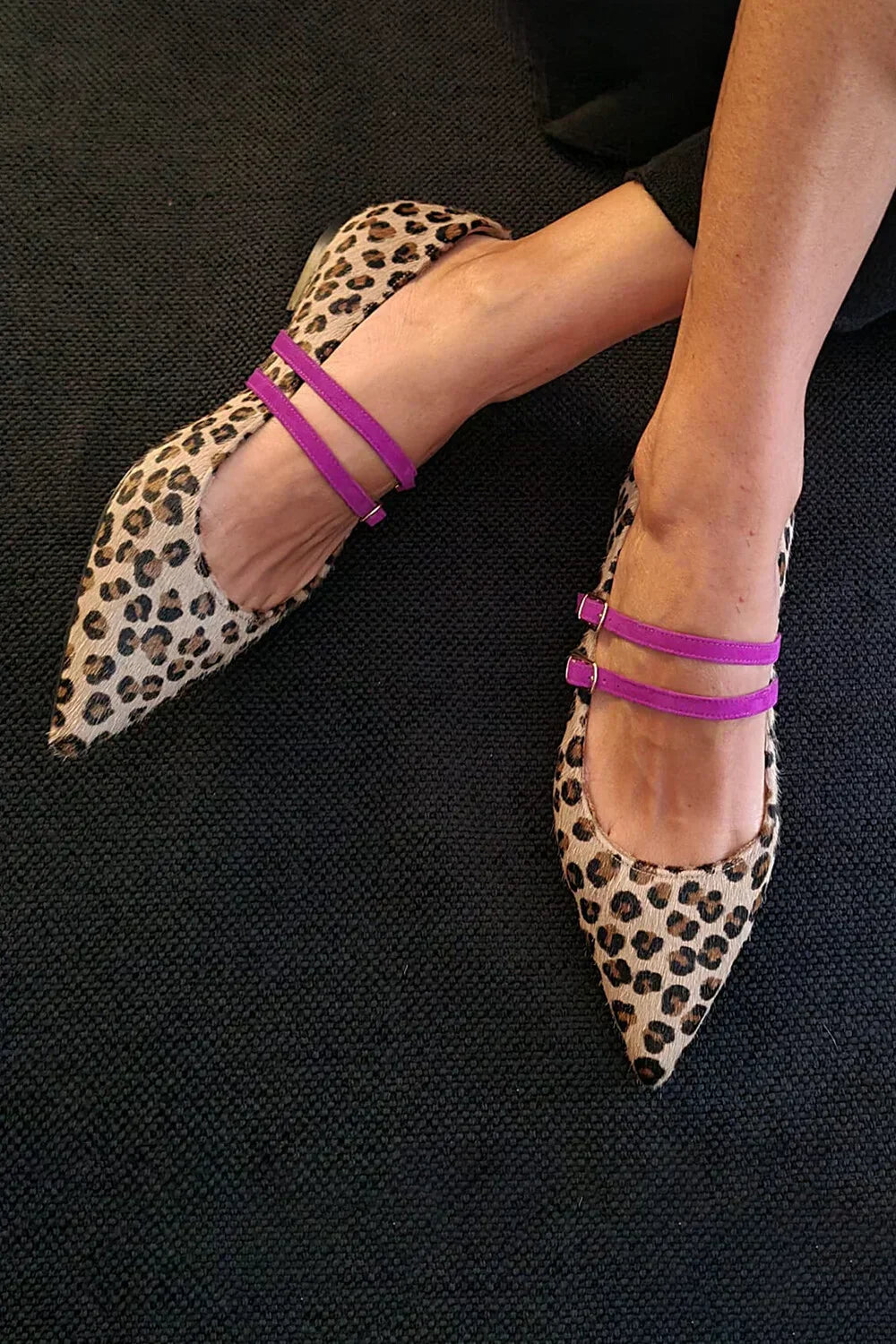 Lune - Ballerines imprimé léopard chic