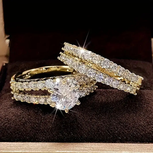 Conjunto de anillos «Radianza Eterna»