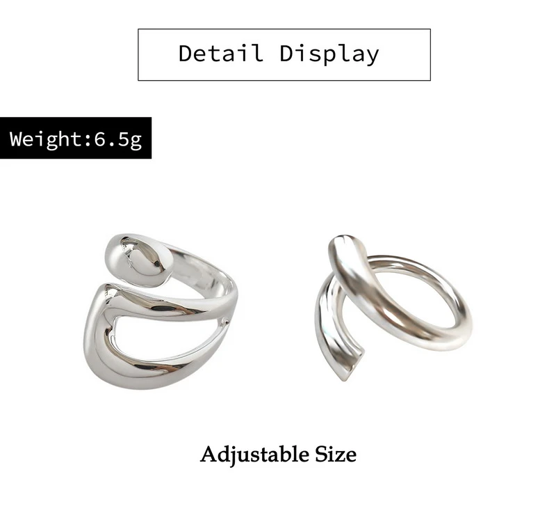 Bague réglable élégante