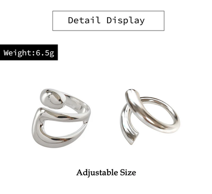 Bague réglable élégante