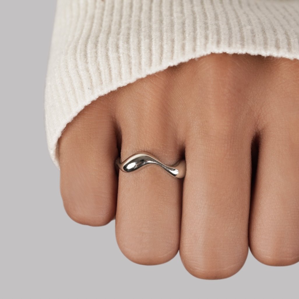 Anillo Silver Wave