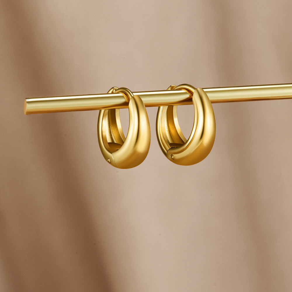 Aretes de aro Audrey Gold
