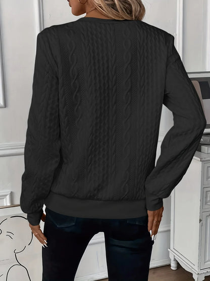 Sudadera con cremallera texturizada: elegante y cómoda
