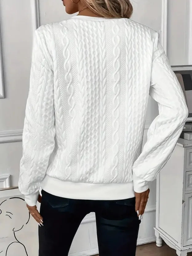 Sudadera con cremallera texturizada: elegante y cómoda
