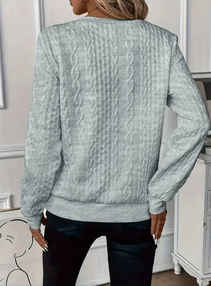 Sudadera con cremallera texturizada: elegante y cómoda