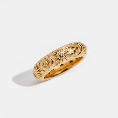 Anillo de oro celestial