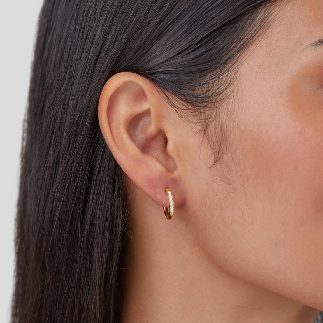 Aretes de aro Eternity