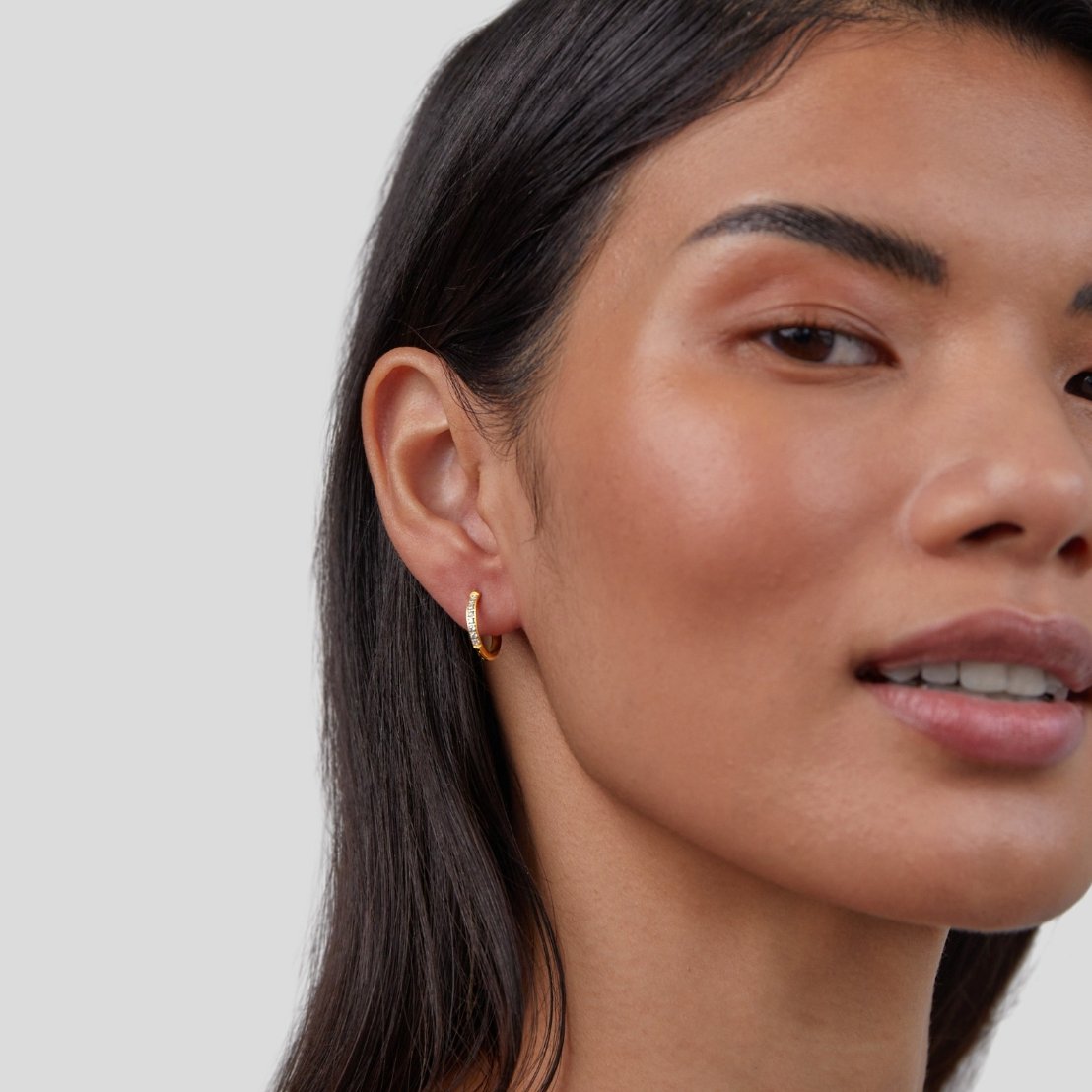 Aretes de aro Eternity