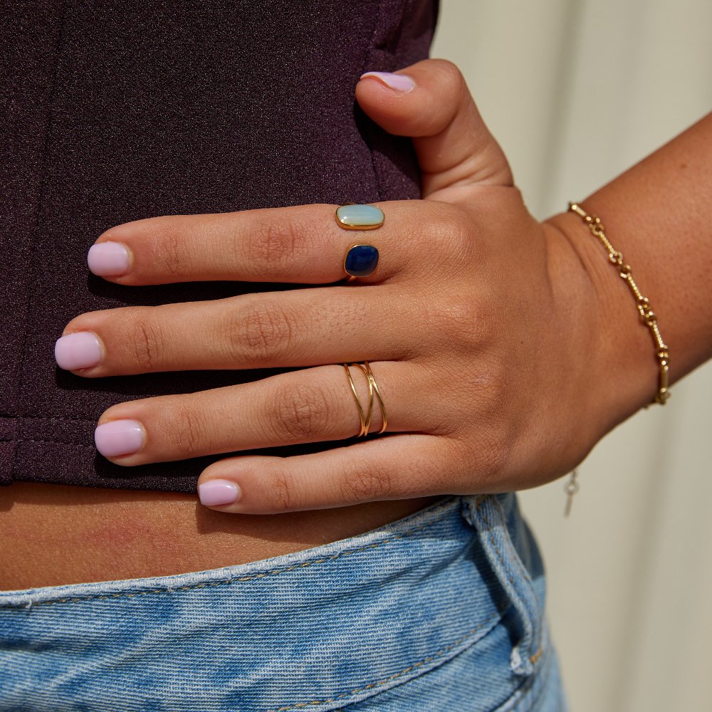 Anillo infinito de oro