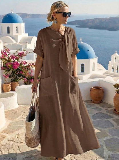 Flora™: vestido elegante con bolsillos