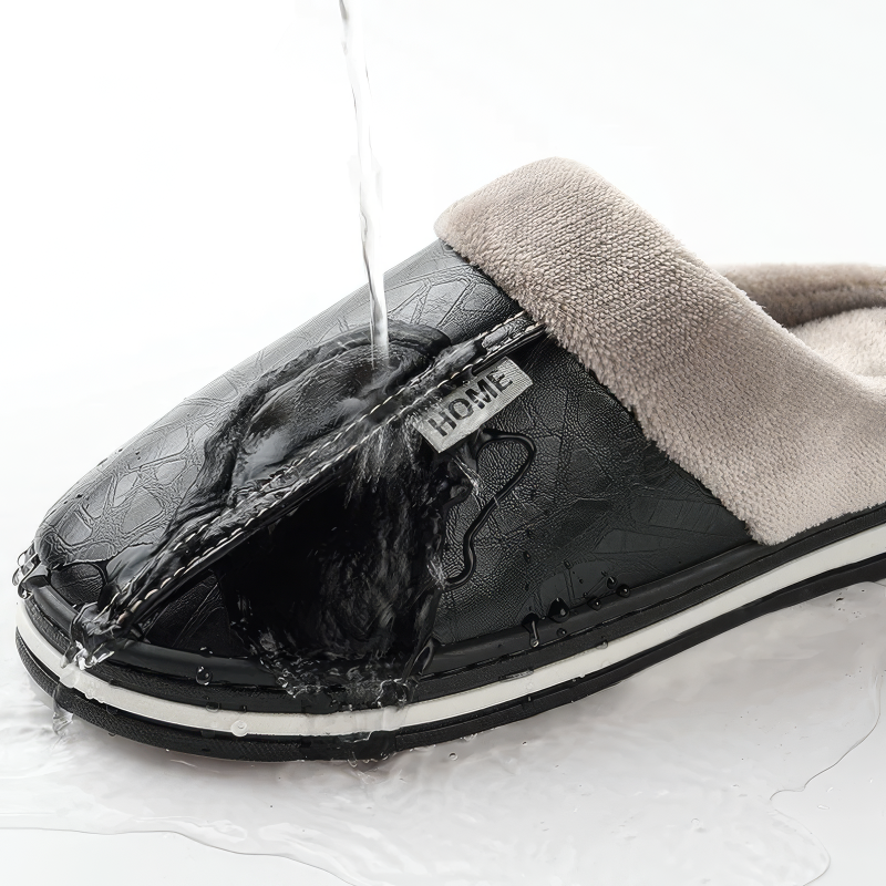 Pantuflas acolchadas y cómodas