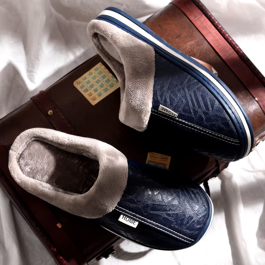 Pantuflas acolchadas y cómodas