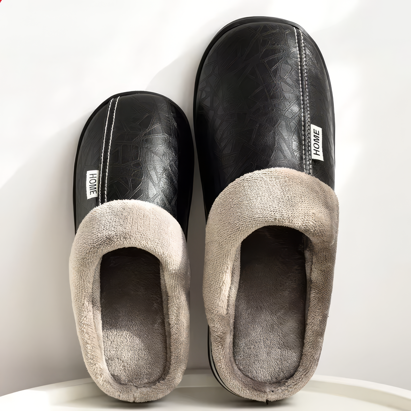 Pantuflas acolchadas y cómodas