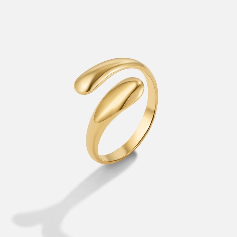 Anillo envolvente Raven Gold