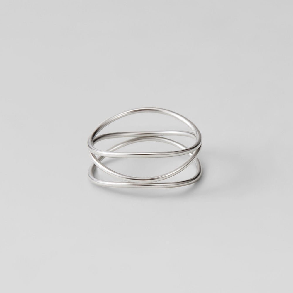 Anillo infinito de plata