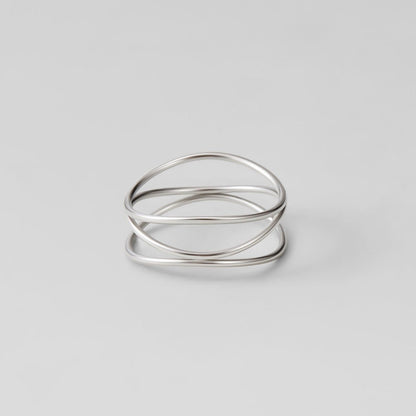Anillo infinito de plata