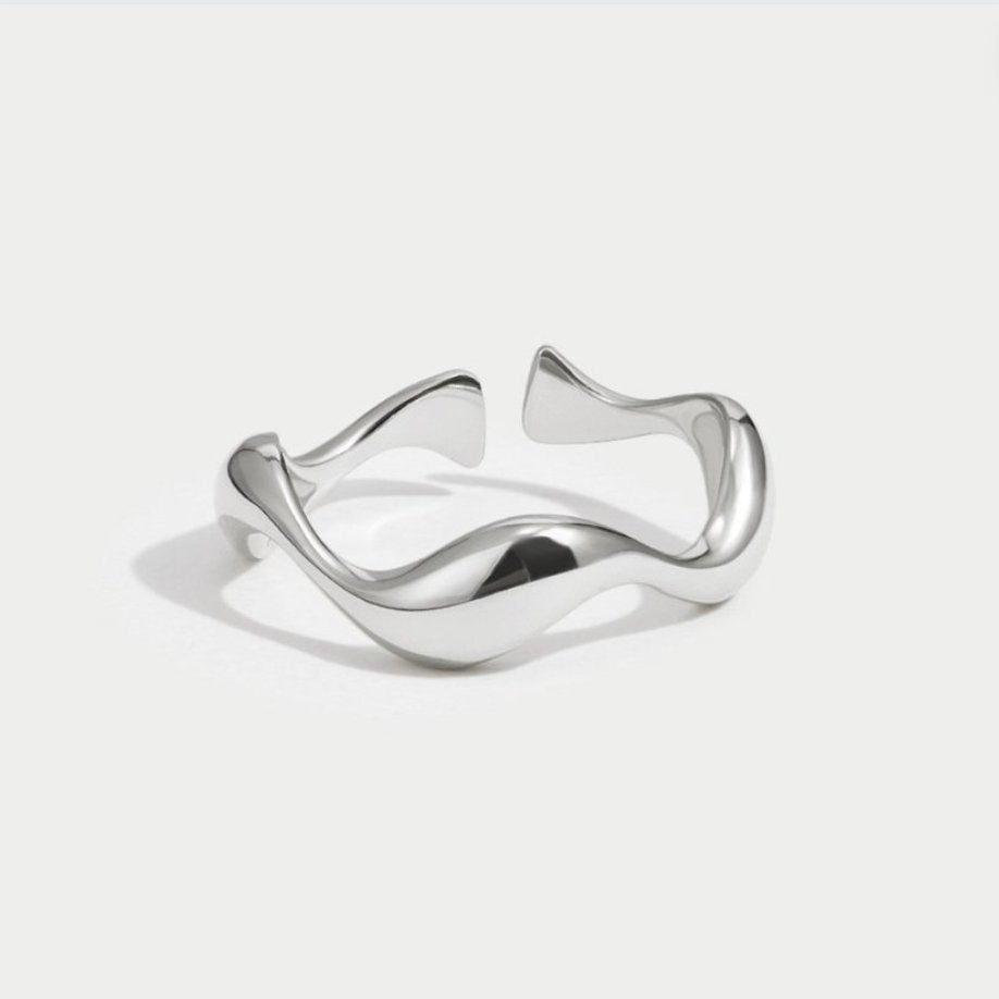 Anillo Silver Wave